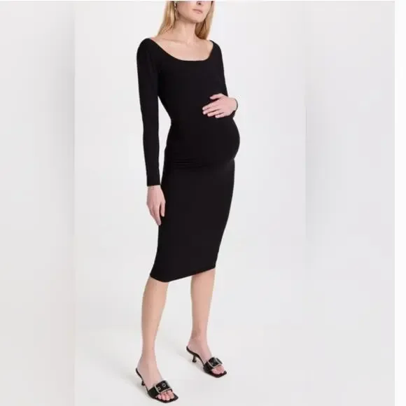Hatch | Dresses | Hatch Black Scoop Neck Long Sleeve Bodycon Maternity Dress Size Medium | Poshmark Hatch | Dresses | Hatch Black Scoop Neck Long Sleeve Bodycon Maternity Dress Size Medium | Poshmark